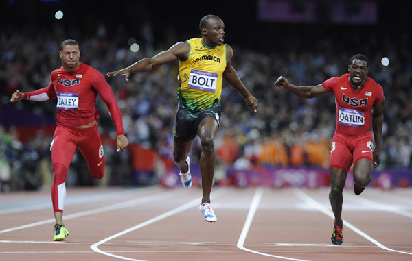 Usain Bolt a Londra 2012