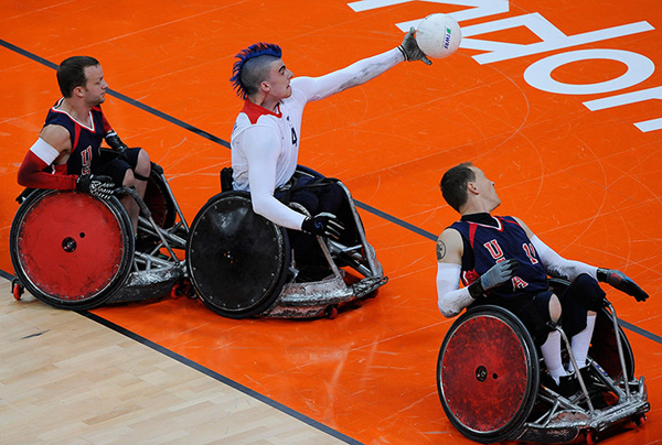 Il wheelchair rugby ai Giochi Paralimpici di Londra 2012