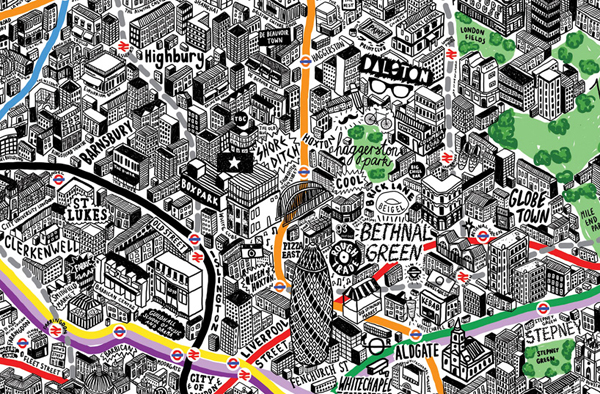 La mappa di Londra di Jenni Sparks