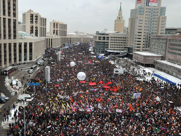 Manifestazione anti Putin a Mosca