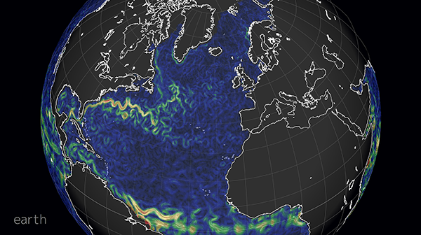 La mappa delle correnti oceaniche