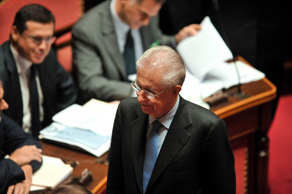 Mario Monti al Senato