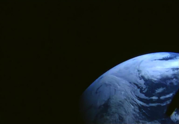 La Terra vista da Orion