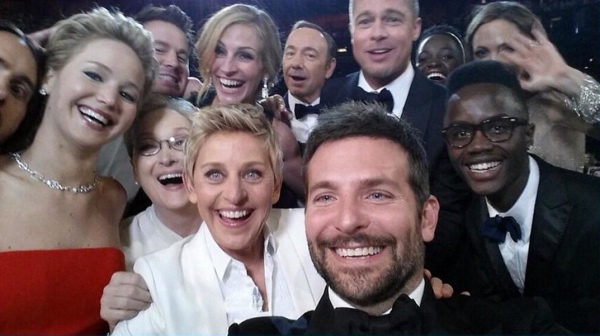 Il selfie agli Oscar 2014