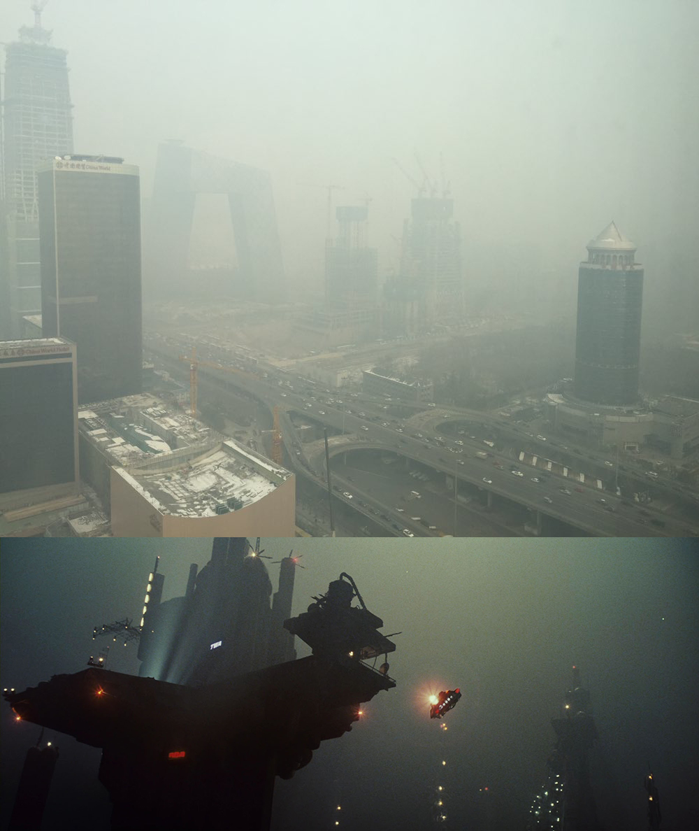 Inquinamento a Pechino come in Blade Runner