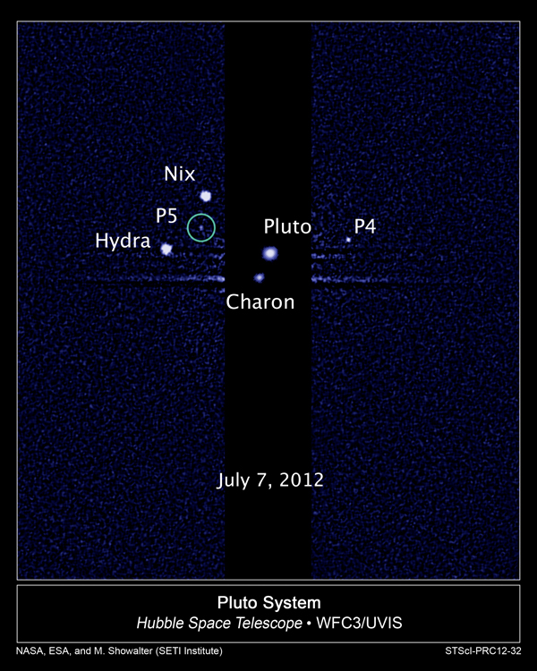 La luna P5 di Plutone