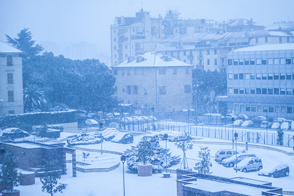La neve a Savona nel 2013