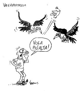 La vignetta di Vauro per Luciana Sgrena