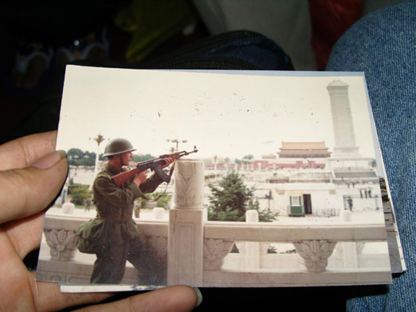 I soldati a Piazza Tienanmen nel 1989