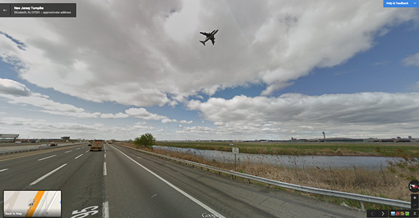 L'ultimo volo dello Space Shuttle Enterprise su Google Street View