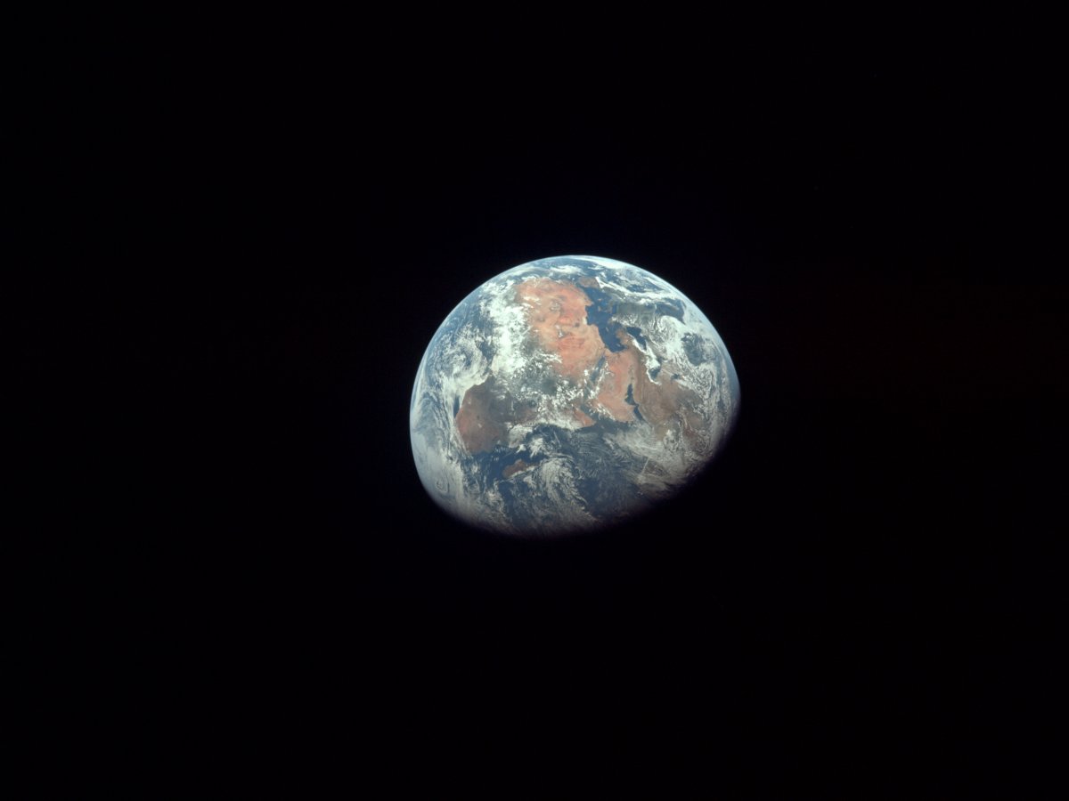 La Terra fotografata dall'Apollo 11