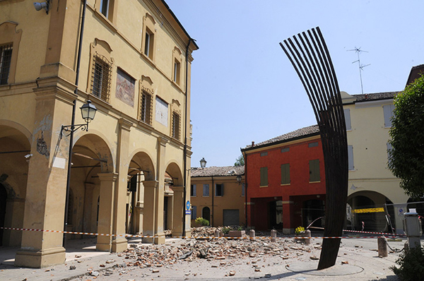 I danni del terremoto a San Felice sul Panaro