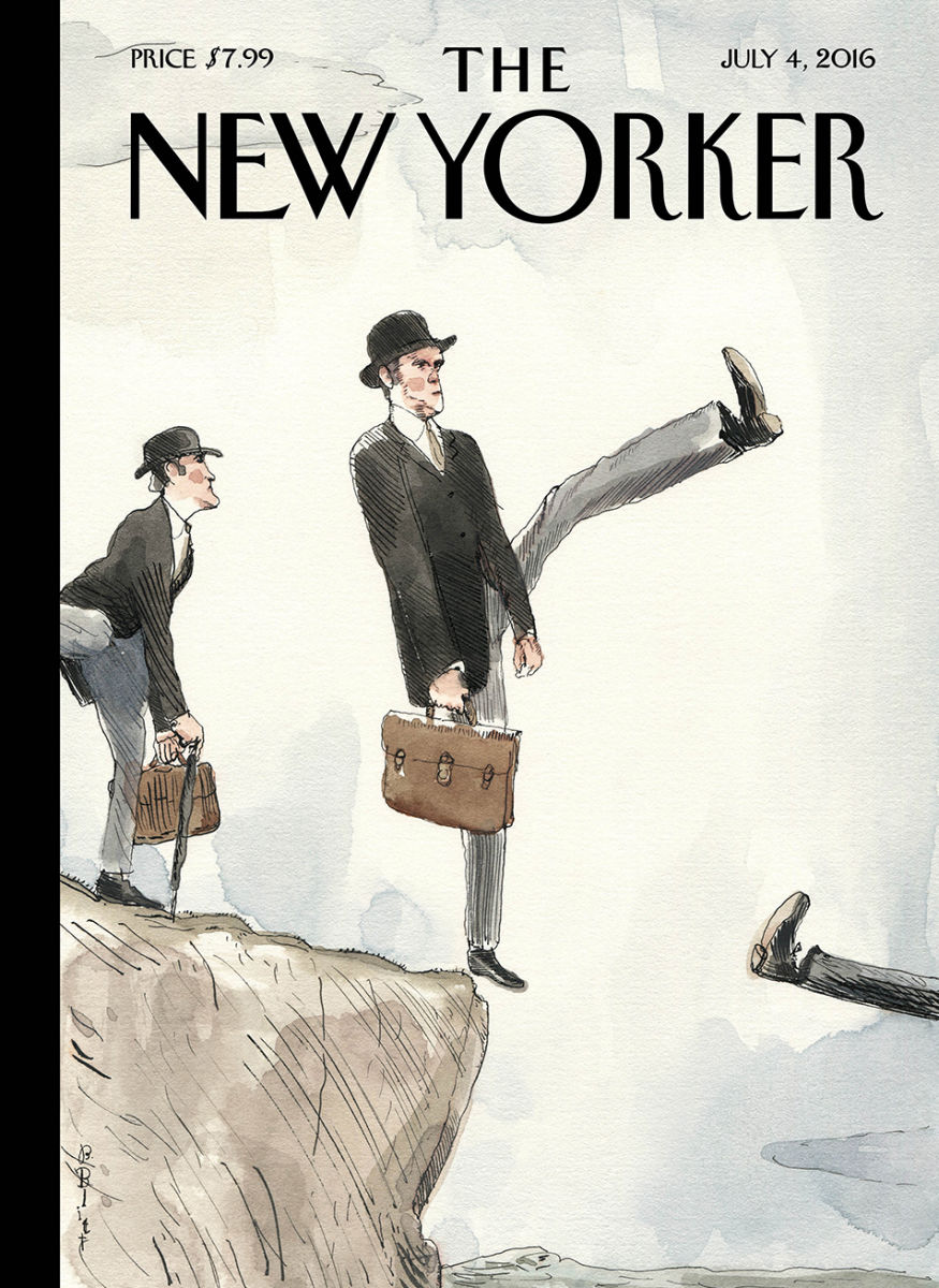 La copertina del New Yoker sulla Brexit