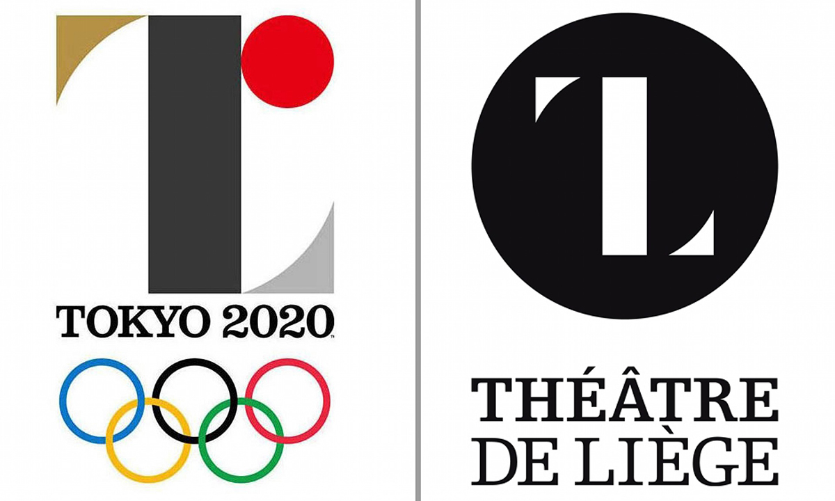 Il logo di Tokyo 2020 e quello a confronto