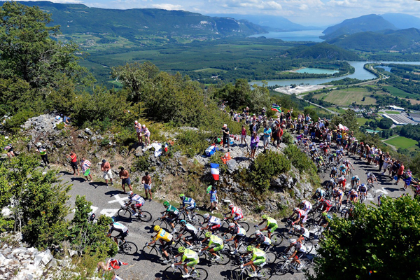 Il Col du Grand Colombier vince al Tour 2012
