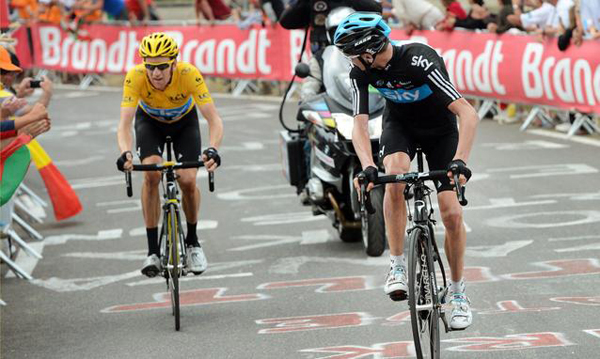 Wiggins e Froome al Tour 2012