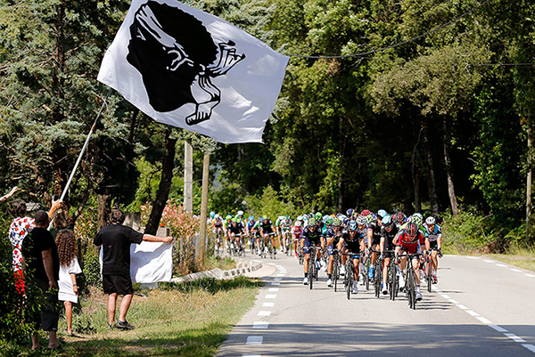Bandiera della Corsica al Tour 2013