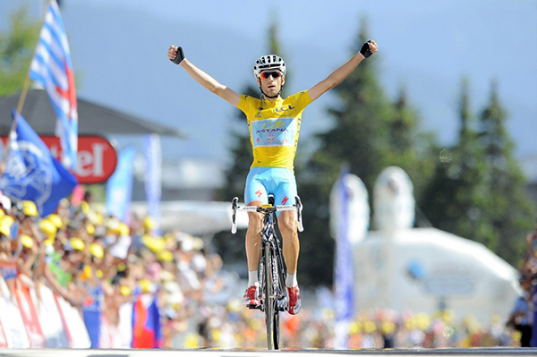 Nibali in maglia gialla al Tour 2014
