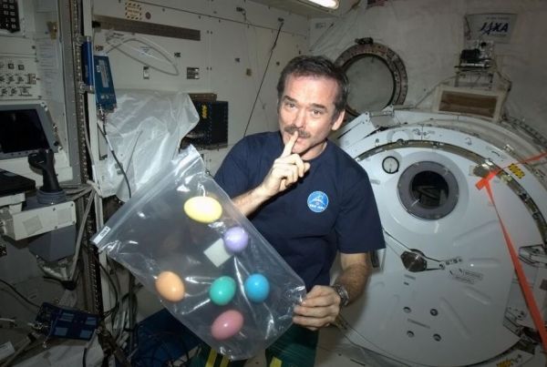 Le uova di Pasqua a bordo della ISS