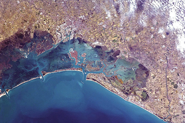 Venezia fotografata dalla ISS