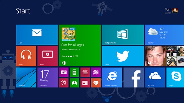 Screenshot di Windows 8.1