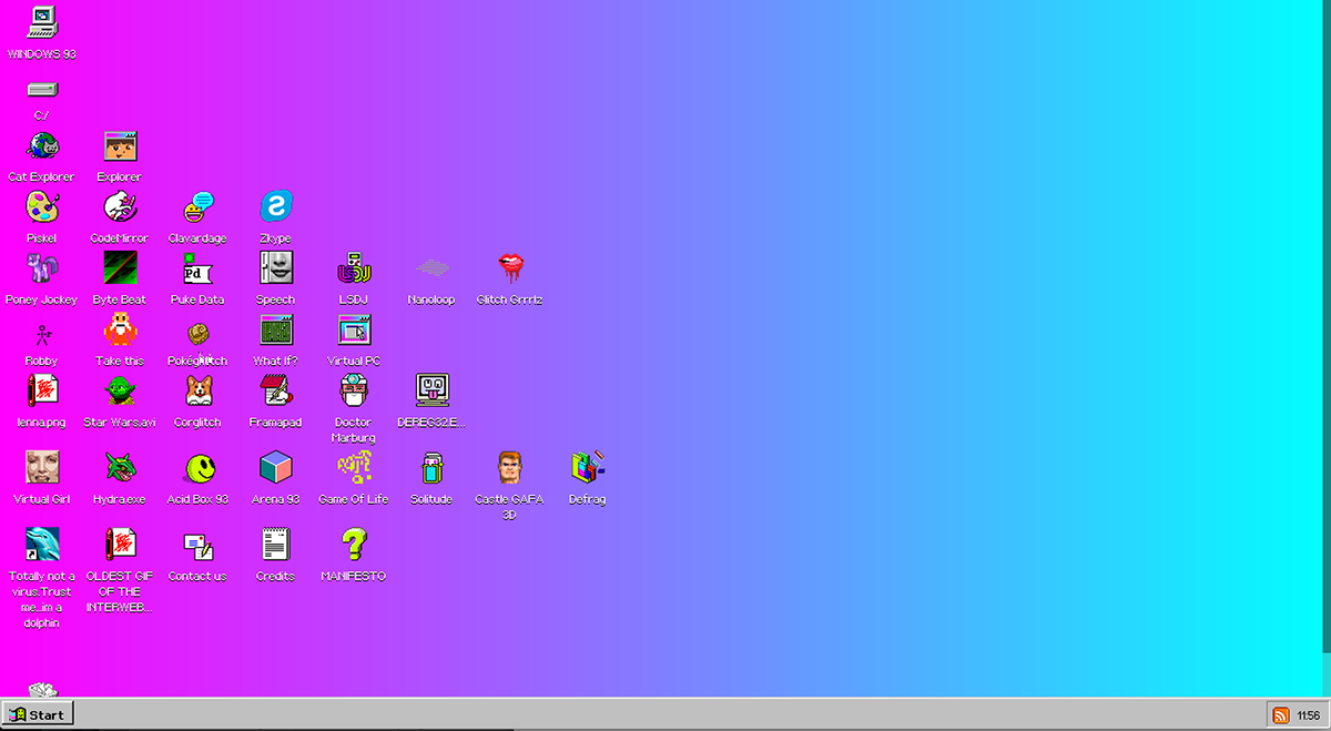 Schermata di Windows 93
