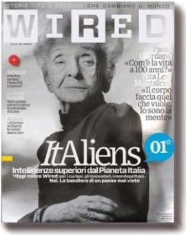 La copertina del primo numero italiano di 'Wired'