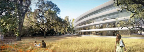Il progetto per il futuro campus di Apple
