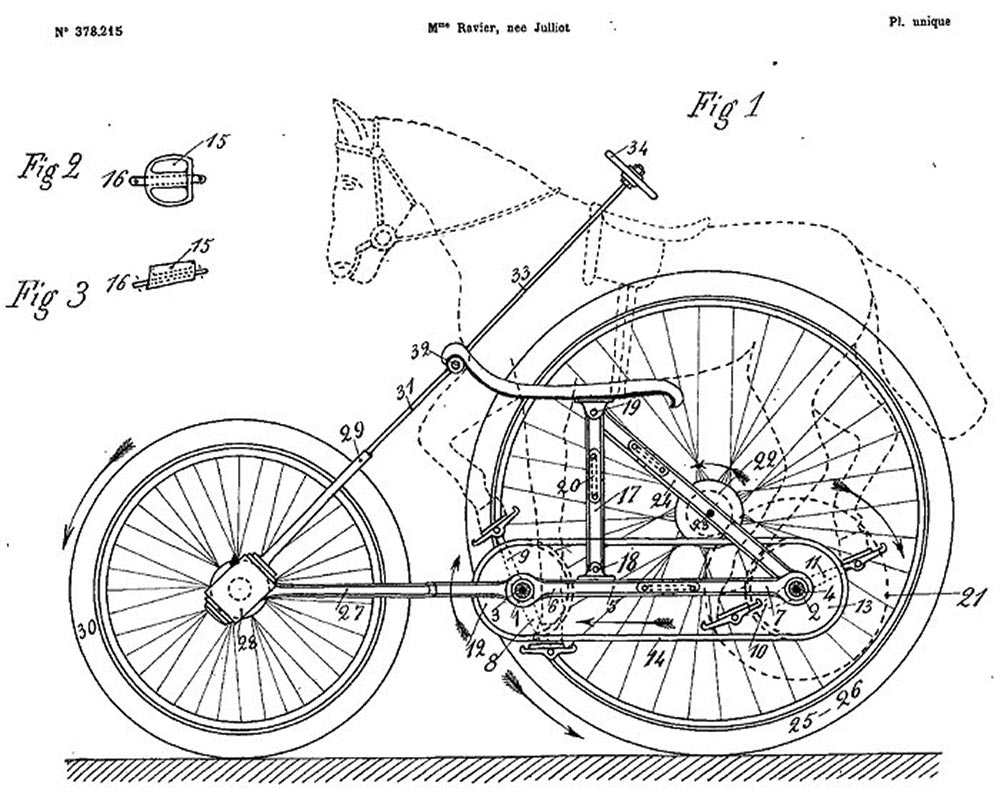 La bicicletta per animali di Madeleine Ravier