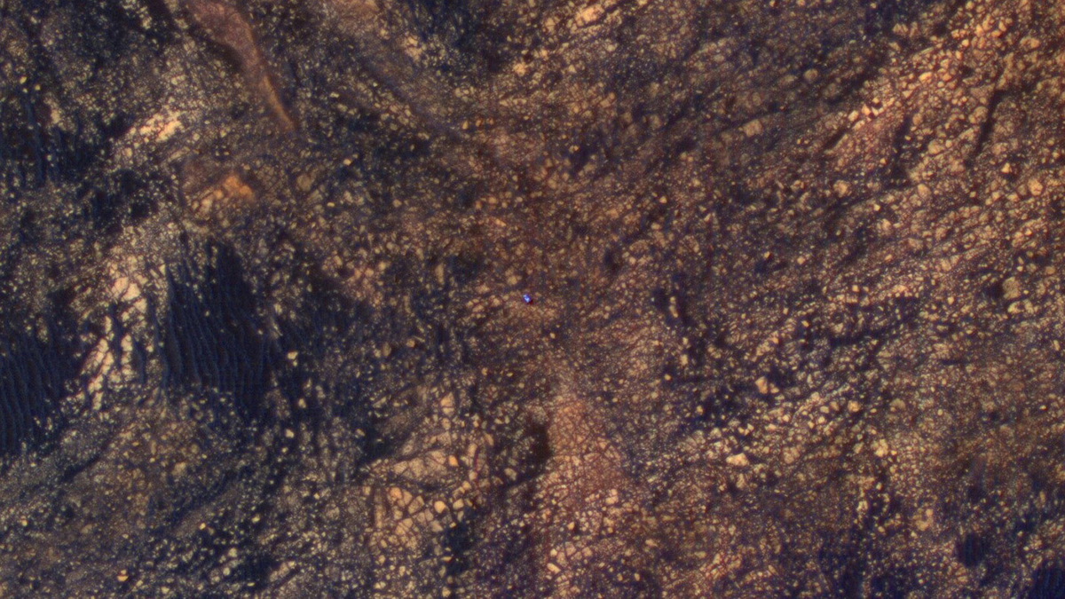Curiosity fotografato dal Mars Reconnaissance Orbiter
