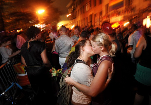 Celebrazioni a New York per i matrimoni gay