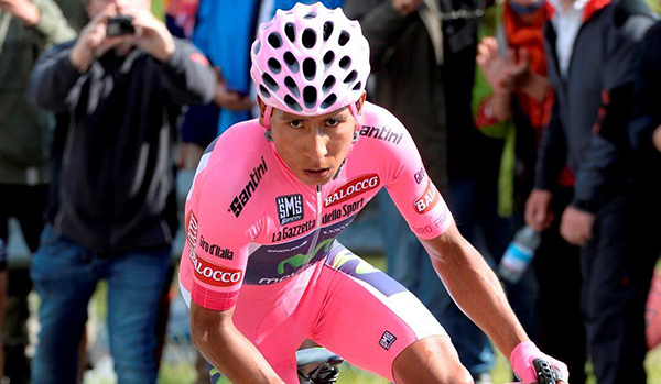 Quintana in maglia rosa al Giro 2014