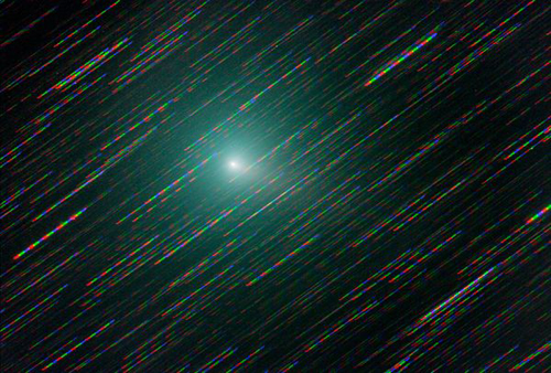 La cometa Hartley 2 fotografata da Gregg L. Ruppel