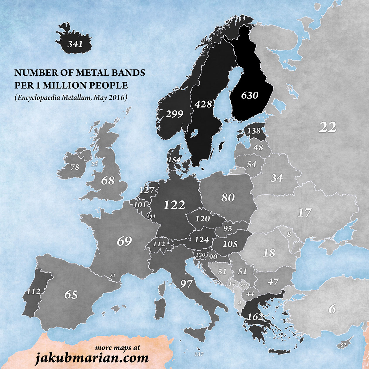L'Europa delle metal band