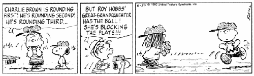 La striscia dei Peanuts del 30 giugno 1993
